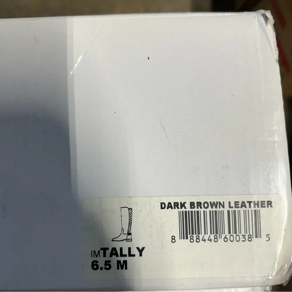 Isaac Mizrahi Tally Quilted Boot Dark Brown Leather Upper Riding Boot Womens 6.5 - Picture 11 of 11